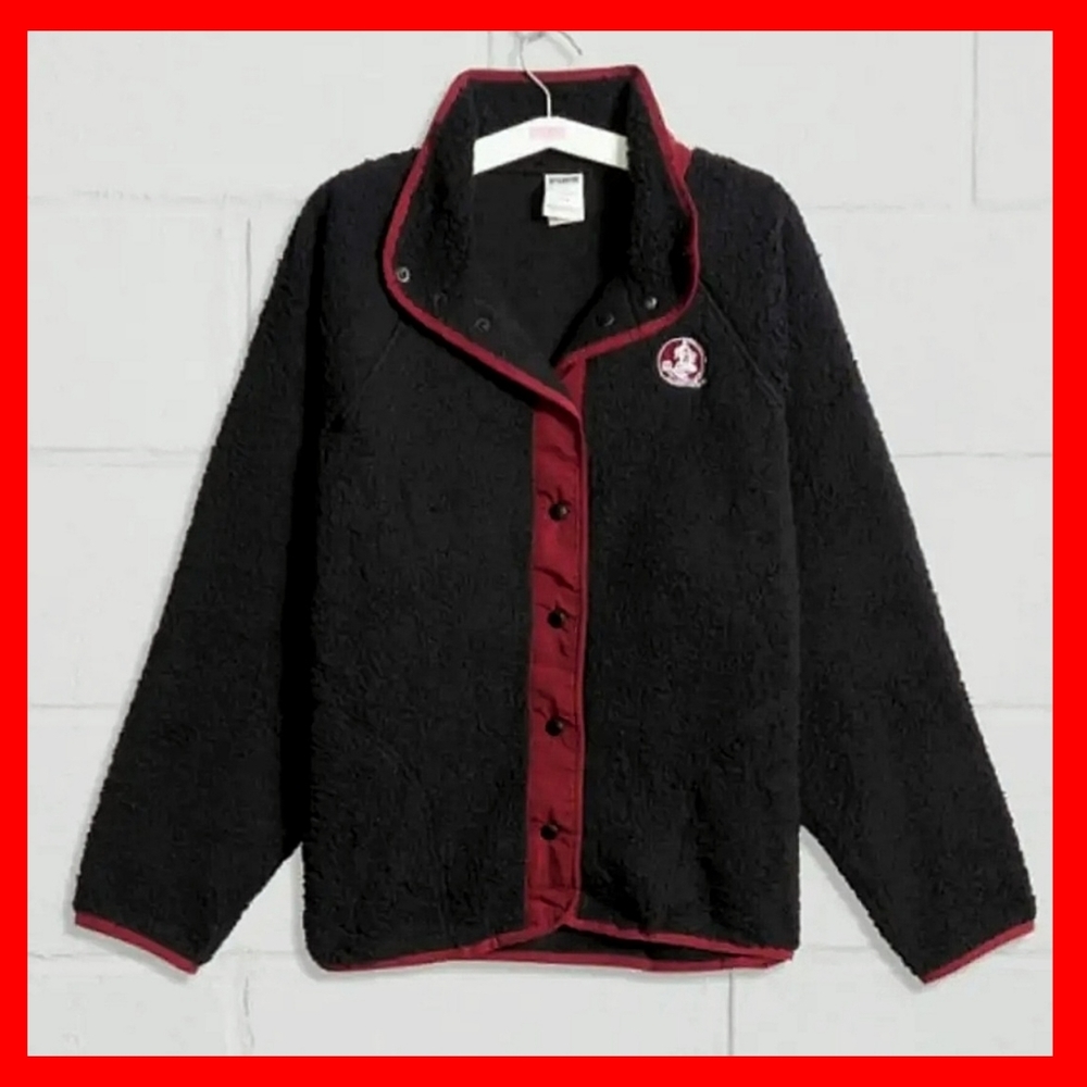 New Victoria's Secret PINK Florida State Sherpa Jacket Sz XS